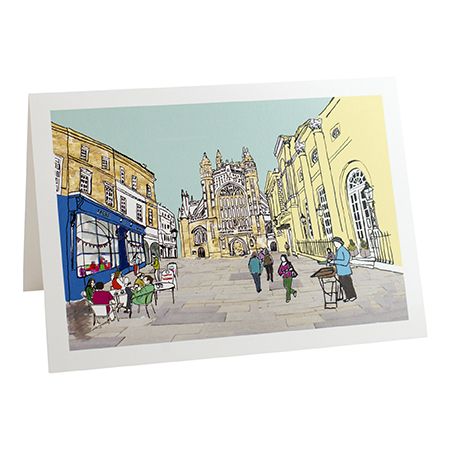 Bath Abbey Greetings Card