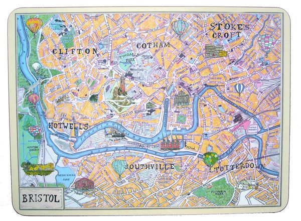 Bristol Map Placemat