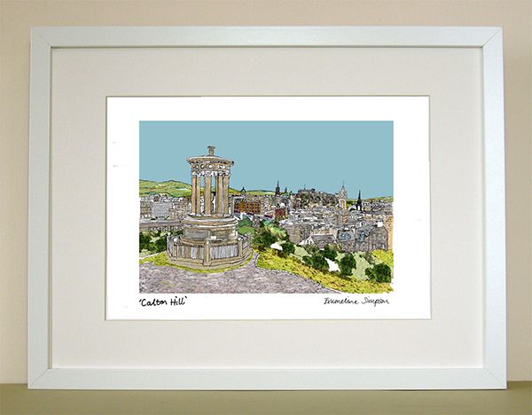 Calton Hill Edinburgh A4 Print