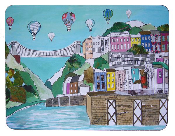 Clifton Balloons Bristol Extra Large Placemat