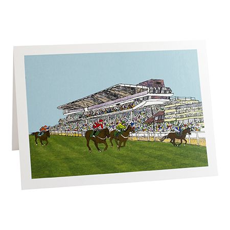 Cheltenham Racecourse Greetings Card