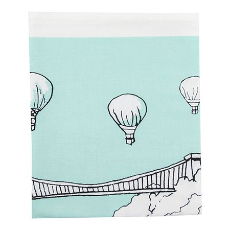 Clifton Balloons Bristol Tea Towel Aqua 