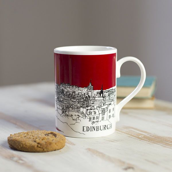 Edinburgh Mug Red