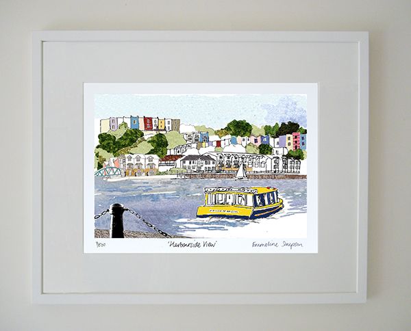 Harbourside View Limited Edition Bristol Print