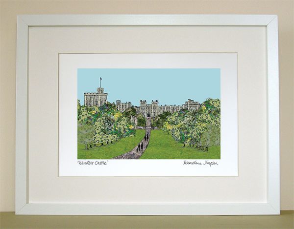 Windsor Castle A4 Signed Print